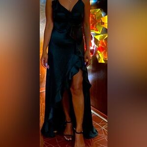 Dress Forum Asymmetrical Teal Dress